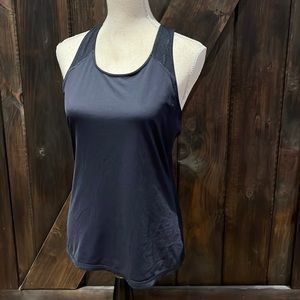 Ivy Park Black mesh back Workout tank Top